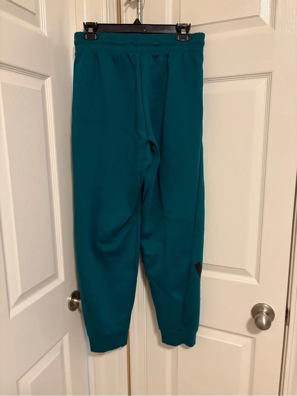 adidas Teal Kids Jogger Sweatpants with Black Accents